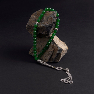 Chapelet de prière islamique en résine écologique avec perles d'ange, vente en gros - Product Image 3