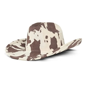 Sombrero Fedora de Vaquero Clásico de Cuero Personalizado con Logotipo Personalizado, Sombrero Unisex para Adultos para Actividades al Aire Libre - Product Image 2