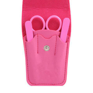 Pinzas y Recortador de Cejas de Precisión Color Rosa, Venta al Por Mayor Directa de Fábrica, Precio al Por Mayor, Kit de Aseo de Acero Inoxidable - Product Image 6