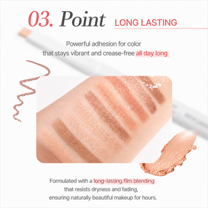 แท่งอายแชโดว์ Croquis 0.5g 10เฉดสีเมคอัพอายแชโดว์เกาหลี3D ไข่มุกเรืองแสงติดทนนาน - Product Image 5