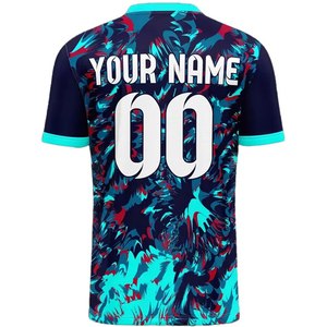 Camiseta de fútbol para hombre de marca privada, tejido transpirable, ajuste elástico, ideal para fútbol, práctica de fútbol, ligera. - Product Image 3