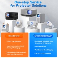 Mini Proyector con Temática de Fútbol CRE O1 720P, 200 ANSI Lúmenes, Android 9, Enfoque Automático, WiFi6 2.4G+5G, BT5.4, LED, Portátil, Compatible con 4K, 8GB