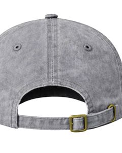 Casquette de baseball unisexe en coton gris acier délavé, unie, ajustable, décontractée, respirante, confortable, qualité supérieure - Product Image 6