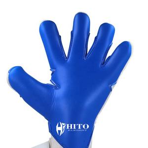 Gants de gardien de but personnalisés, paume avant en latex allemand, dos en silicone injecté, coupe hybride, sangle amovible, design personnalisé - Product Image 5