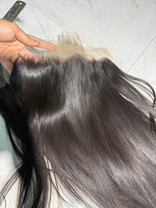 ผมเวียดนามแท้แบบตรงธรรมชาติ สีดำ ขนาด 24 นิ้ว 13x4  แบบ Frontal  สำหรับต่อผม  ขายส่ง - Product Image 3