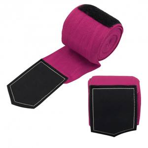 Bandages de boxe MMA professionnels à vente chaude, réglables, résistants, pour sac de frappe de gym, bandages d'entraînement, logo personnalisé, support - Product Image 5