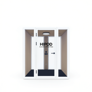 Cabines acoustiques de bureau Duo HIPOD pour une intimité accrue lors des appels téléphoniques, améliorant l'isolation sonore du bureau - Product Image 2