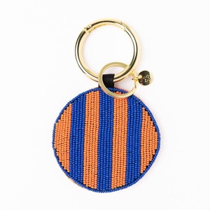 Handmade Peach Olive Beaded Key Chain Martini Olive Pattern Embroidered Key Ring Bead <b>Bag</b> <b>Charm</b> & Fashion Key Holder Style 2026 - Product Image 2