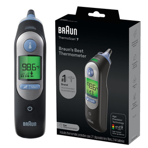 ThermoScann 7 IRT6520 Thermomètre auriculaire de qualité industrielle avec Braunn + 40 filtres pour lentilles - Product Image 2
