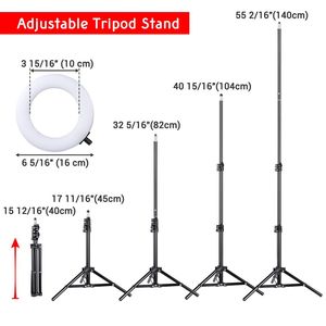 ไฟวงแหวนคู่ RGB ขนาด 7 นิ้ว สำหรับอุปกรณ์ถ่ายทอดสด - Product Image 3