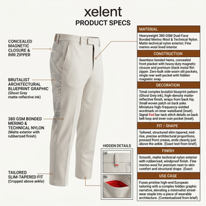 Pantalones Cortos Premium Personalizados para Hombre de Lana Merino y Nailon Técnico, Ropa de Exterior de Alta Gama de Fábrica de Ropa Urbana - Product Image 5