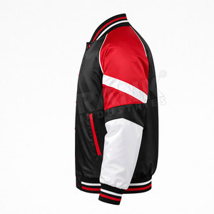 Chaqueta de Invierno de Moda Urbana, Chaqueta Varsity de Satén, Nueva Tendencia de Moda, Chaqueta Varsity de Satén - Product Image 3