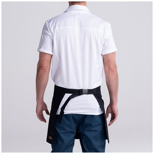 Customized logo Cotton Waist <b>Apron</b> Adjustable Chef <b>Aprons</b> for the Restaurant <b>Leather</b> <b>Aprons</b> 2021 New Design - Product Image 3