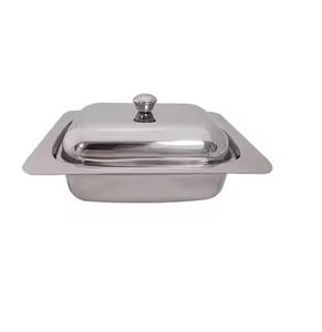 Recipiente de metal para servir mantequilla con tapa, contenedor para mantequilla para la mesa del desayuno, encimera de cocina - Product Image 3