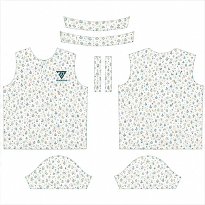 Polo pour homme Trackstar, blanc et vert, imprimé nautique, manches courtes, col boutonné, chemise de golf décontractée, logo personnalisé - Product Image 5