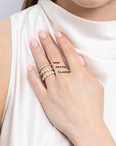 แหวนแต่งงานเพชรแบบเต็มวง ทรงกลม ตัดแบบคัสตอม ทองคำแท้ 14K 18K ฝังแบบ Bezel แหวนเดี่ยวแบบซ้อนได้สำหรับใช้ในชีวิตประจำวัน ผลิตโดยโรงงาน - Product Image 2