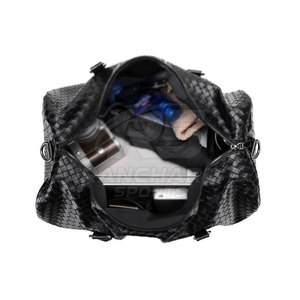 Luxury Genuine Leather Duffle Bag Business Travel Overnight Carry Bag Spacious Design Strong Zipper Leather Duffle Bags - Product Image 3