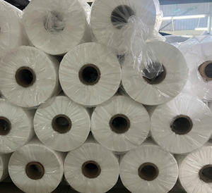 60 pouces de largeur haut standard blanc 3 couches 20 grammes entrelacement/SCRIM entoilage non tissé 100% matière première polyester écologique - Product Image 3