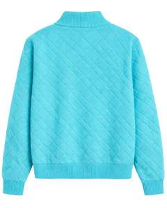 Suéter de Punto de Lujo para Hombre con Cierre de Cremallera, Ajuste Regular Premium, Tejido Suave, Proveedor Mayorista OEM, Línea para EE. UU. y Europa - Product Image 2