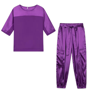 Conjunto Casual de Dos Piezas para Mujer, Estilo Europeo Americano, Nuevo Modelo 2024, Tejido de Punto, Manga Larga, Capucha, Top Corto, Transpirable - Product Image 6