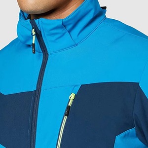 Custom Made Woven Soft Shell <b>Winter</b> <b>Jacket</b> Button Detail <b>Waterproof</b> Windproof Breathable 10,000mm Stand Collar Removeable Hood - Product Image 5