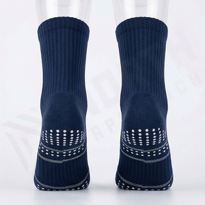 Crew <b>Socks</b> Navy Blue Knitted Breathable <b>Running</b> Athletic <b>Socks</b> for Adults Spring Season Standard Thickness - Product Image 2