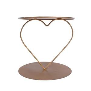 Support à gâteau en métal artisanal avec surface facile à nettoyer pour la présentation de gâteaux, la restauration et les arrangements de desserts pour les fêtes - Product Image 5