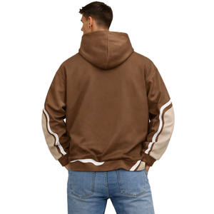 Sudadera con Capucha de Algodón Estampada para Hombre, Sudadera Oversize de Felpa para Hombre, Estilo Urbano, Confección Personalizada - Product Image 2