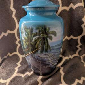 Urna Funeraria Grande Personalizada de 220 Pulgadas Cúbicas para Guardar Cenizas de Seres Queridos, Artesanía, Proveedor de Artículos Funerarios 2026 - Product Image 1