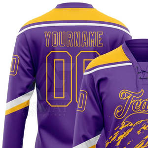 Maillot de hockey sur glace à impression intégrale dynamique, sublimation, pour équipes sportives, léger, pour la compétition - Product Image 3