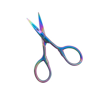 Tijeras Profesionales para Uñas en Oferta, Tijeras para Cejas, Instrumentos de Belleza de Acero Inoxidable, Rectas, para Diestros, para Cutículas - Product Image 2