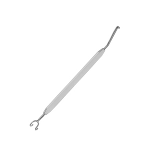 Couteau chirurgical à double extrémité coudé avec guide et écarteur à 2 embouts sphériques en acier inoxydable – Instrument de précision pour la chirurgie - Product Image 1
