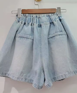 Shorts en coton pour femmes de haute qualité, dernier design, impression de logo personnalisée, fermeture élastique à la taille, style décontracté, respirant, shorts tendance - Product Image 2