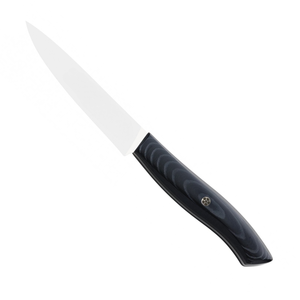 Couteaux à éplucher professionnels avec lame en acier inoxydable tranchante et manche ergonomique à motifs noirs pour l'épluchage des fruits et la cuisine - Product Image 3