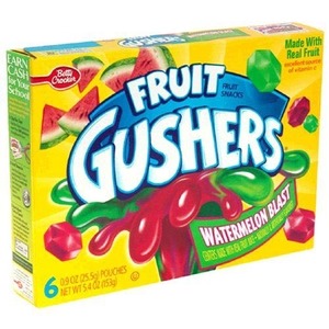 Fruit Gushers Single 22.6g Fruit Gushers Variety Pack Strawberry Splash/Tropical Flavors - Product Image 2