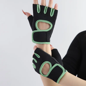 Gants de sport unisexes demi-doigts en nylon Geo Brothers Company, vente chaude, pour musculation et haltérophilie - Respirants et légers - Product Image 3