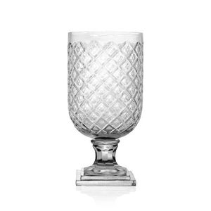 Porte-bougie en cristal avec design facetté, style moderne, décoration de table, motif unique, fait main, écologique, soufflé à la bouche - Product Image 4