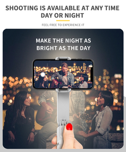 Oferta Especial: <span class=keywords><strong>Estabilizador</strong></span> de <span class=keywords><strong>Gimbal</strong></span> <span class=keywords><strong>L09</strong></span>, Trípode Inalámbrico, Palo Selfie con Rotación de 360°, Antivibración, con Luz de Relleno - Product Image 5