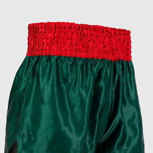 Shorts de Muay Thai Personalizados al por Mayor, Fabricante OEM, Proveedor, Shorts de Entrenamiento de Boxeo Tailandés y Kickboxing en Satén, Tela de 120 a 160 GSM - Product Image 5