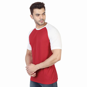 Custom Contrast Sleeve <b>Raglan</b> <b>T</b> <b>Shirt</b> for Men Premium <b>T</b>-<b>Shirt</b> Casual Tee Solid Design <b>T</b>-<b>Shirt</b> Regular Fit <b>T</b>-<b>Shirt</b> O-Neck <b>T</b>-<b>Shirt</b> - Product Image 3