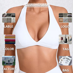 Sujetador Deportivo de Yoga para Mujer, Venta al Por Mayor, Profesional, de Alta Sujeción, Antibacterial, con Logotipo Personalizado Simple, de Secado Rápido y Transpirable - Product Image 6