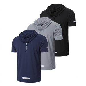 เสื้อฮู้ดดี้ผู้ชายแบบสั่งทำพิเศษ ผ้าโพลีเอสเตอร์ 100% |   เสื้อสเวตเชิ้ตแบบสวมใส่สบายระบายอากาศได้ดี |   เสื้อผ้ากีฬาน้ำหนักเบาและชุดลำลอง OEM ODM - Product Image 2
