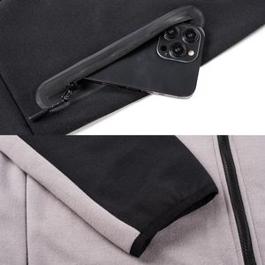 Soft and Comfortable Two-Piece Polyester/Nylon Heavyweight <b>Tracksuit</b> Casual Wear Breathable Zipper Jacket and Pants - Product Image 5