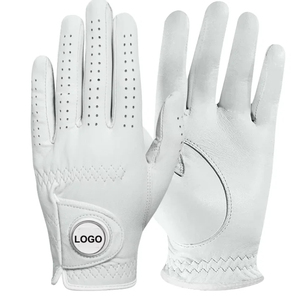 Gants de golf professionnels pour hommes Pm99 SP-71 en cuir véritable respirant confortable et écologique avec fermeture auto-agrippante et emballage personnalisé - Product Image 3
