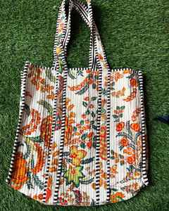 Velvet Quilted Bohemian Vintage <b>Lady</b> Fashion Shoulder Tote <b>Bag</b> Canvas Lining Zipper Closure Lightweight Shopping Winter Summer - Product Image 2