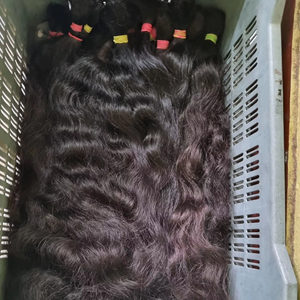 ASK HAIR ENTERPRISE, el Mejor Proveedor Indio de Cabello Remy Liso Negro de Bengala Occidental, Extensiones de Cabello Indio con Doble Trama - Product Image 1