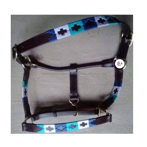 Halter de cuero ostentoso de cristal Ecuestre para montar a caballo para deportes al aire libre Doma y Polo-Venta al por mayor - Product Image 2