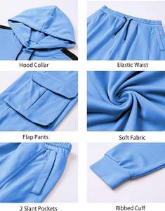 Conjunto deportivo de chándal para hombre, ideal para correr, gimnasio, fitness y uso casual en casa, estilo atlético cómodo y en oferta. - Product Image 6