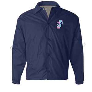 Chaqueta de Lona para Hombre Jack and Jill, con un Solo Botón, Ligera, Cortavientos, Informal, para la Calle, con Logotipo Frontal - Product Image 1