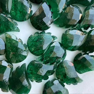 Aventurina Verde Natural, Forma de Ala de Ángel, 11*6 mm, Cuentas para Joyería, Gemas Sueltas Altamente Pulimentadas - Product Image 1